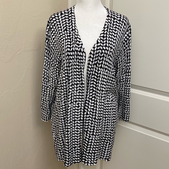 Lane Bryant Open-Front Leaf Cardigan plus Size 14/16 women’s lightweight spring - Picture 1 of 8